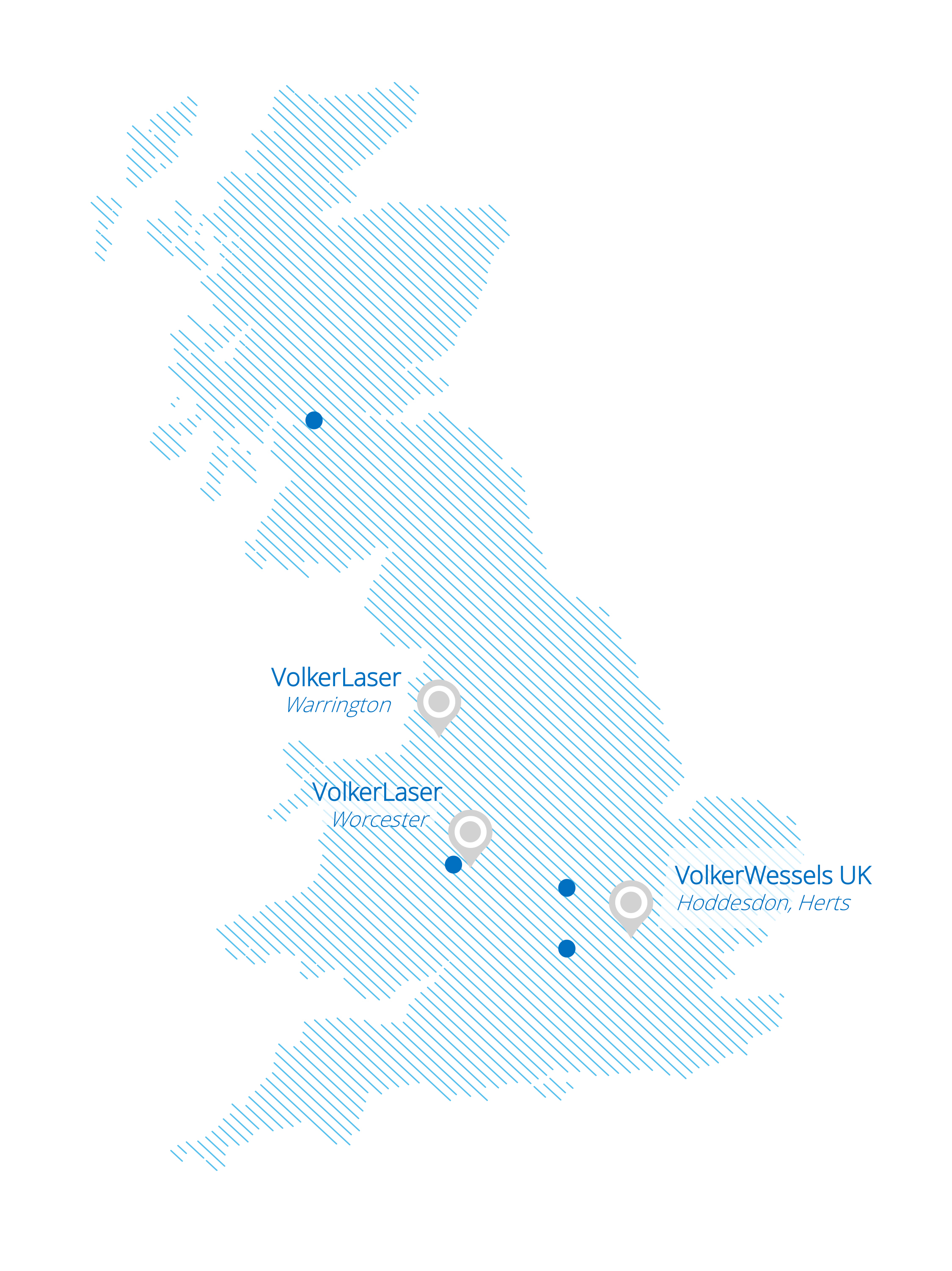 Map of our office locations